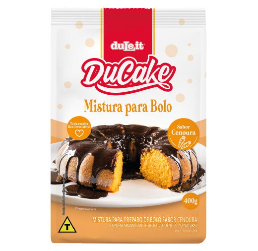 72Mistura para Bolo DuCake sabor Cenoura 400 g_520x506px