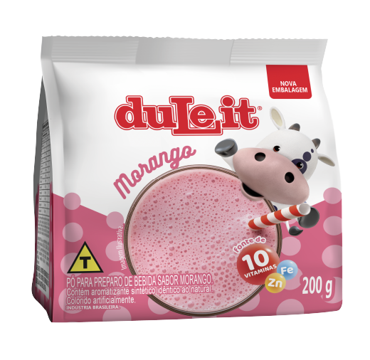 24Pó para Preparo de Bebida sabor Morango DuLeit sachet 200 g_520x506px